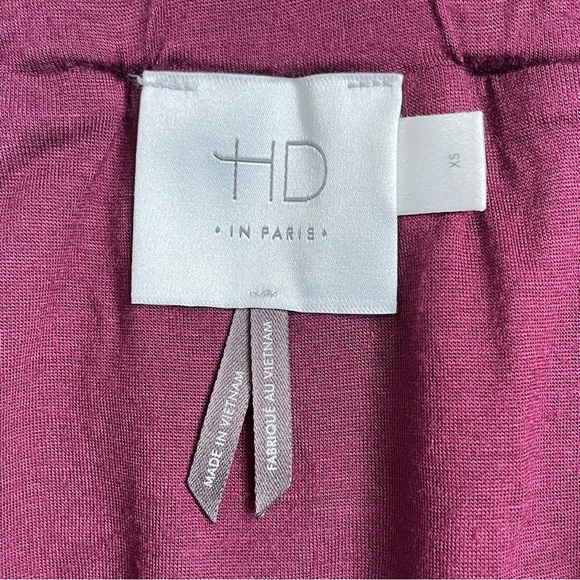 Anthropologie HD In Paris Everly Tulle Midi Skirt Burgundy Dots Women’s Size XS - Picture 4 of 9